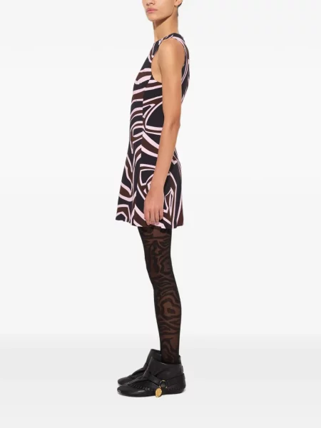 Rochie Pucci cu imagine negru
