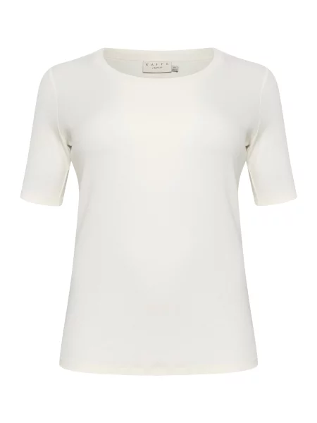 KAFFE CURVE Tricou Carina natural alb