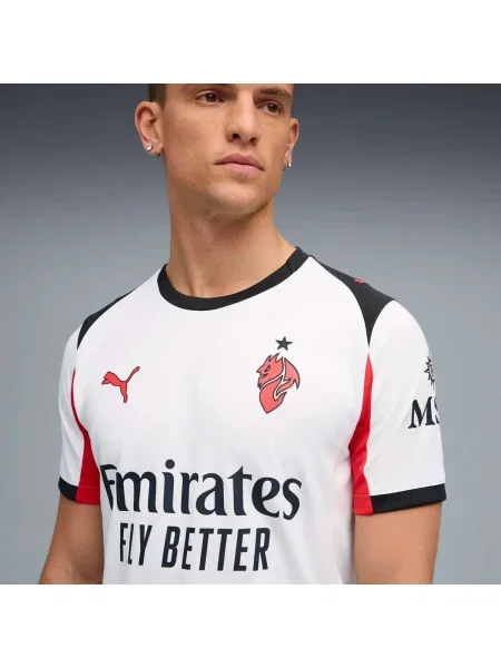 Džerzej tričko Puma biela