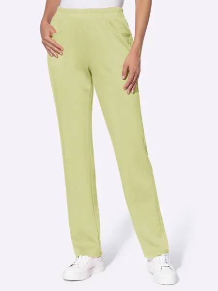 Heine Pantaloni Ganz măr verde