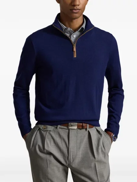 Vlněný svetr Rlx Ralph Lauren modrý