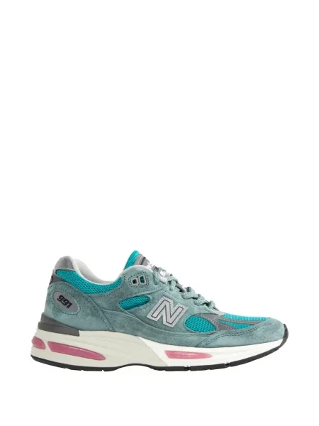 Sneakerși New Balance cu autograf albastru