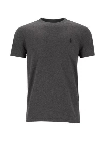 Tricou polo Polo Ralph Lauren cu broderie gri