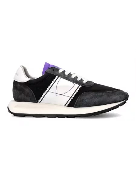 Buty do biegania Philippe Model zamszowe do biegania czarne