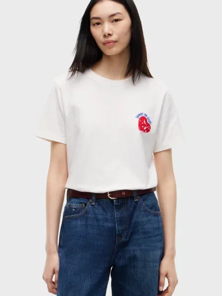 Футболка Tommy Jeans белая