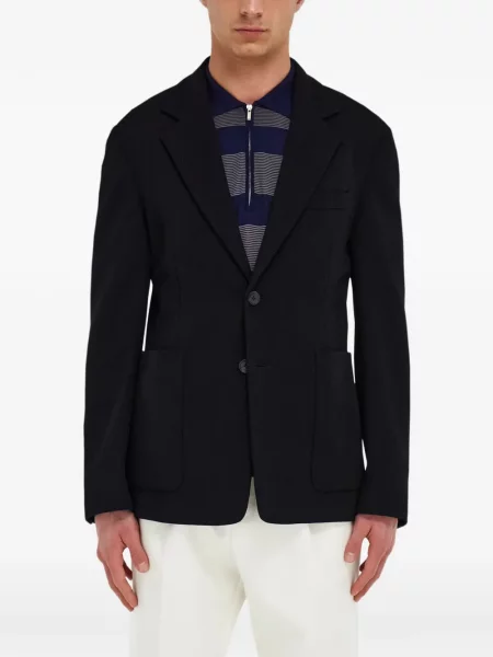 Sacou Ferragamo din jerseu negru