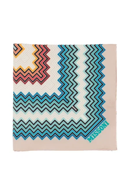 Fular Missoni de mătase cu imagine