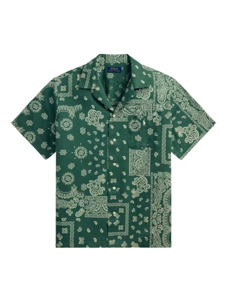 Tricou polo Polo Ralph Lauren cu imagine cu dungi din țesătură twill albastru