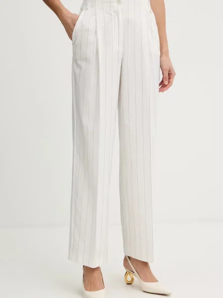 Twinset pantaloni alb