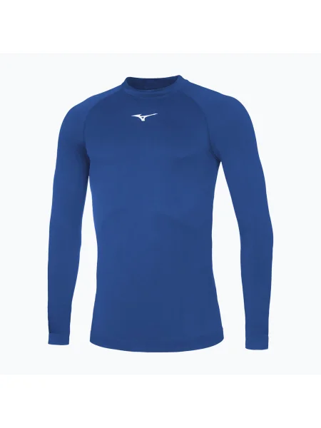 Мъжки анцуг за бягане с дълъг ръкав Mizuno Uni Core royal/white бяло