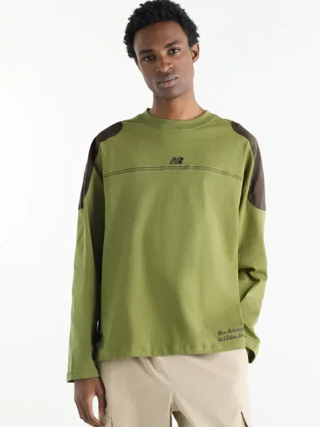 Лонгслів New Balance зелений
