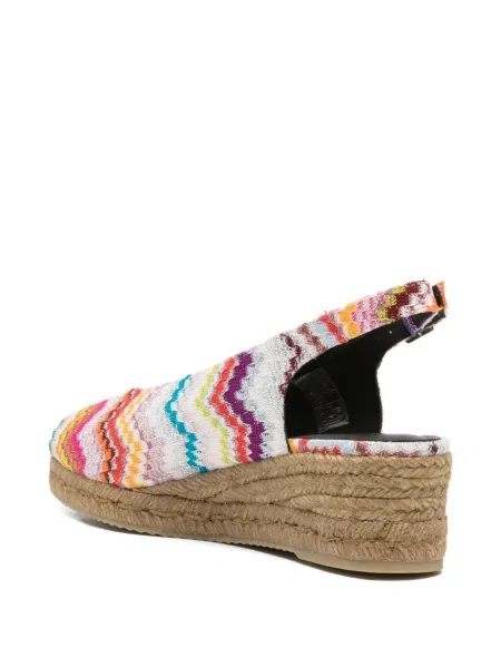 Papuci tip mules Missoni alb