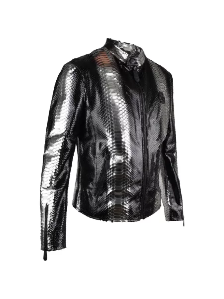 Geanta de piele Philipp Plein negru