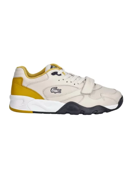 Lacoste Game Trainer Pro Archive Pack Sneakers sneakersy skórzane beżowe