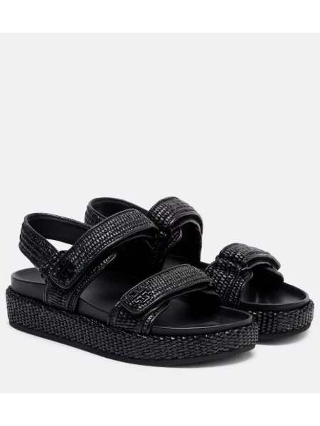 Sandale Tory Burch din piele negru