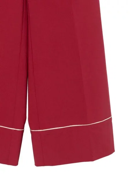 Pantaloni Alberta Ferretti roșu