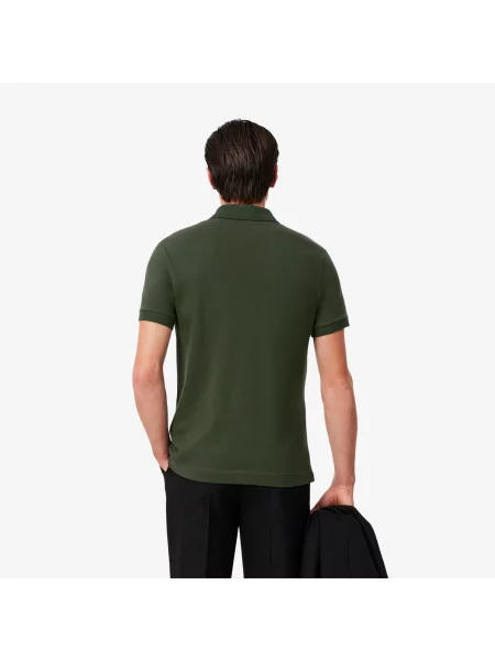 Lacoste Koszulka Polo Paris Stretch Piqué Regular Fit niebieska