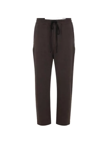 Pantaloni Thom Krom alergare cu cordon maro