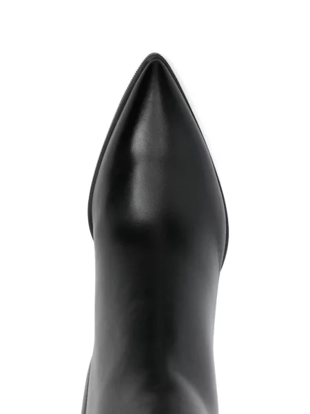 Botine Santoni cu cataramă negru