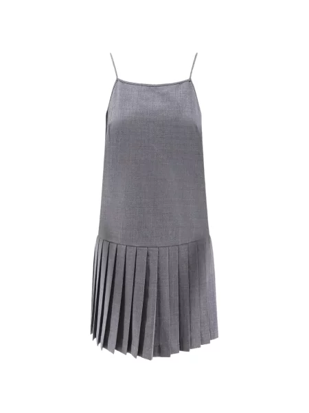 Rochie mini Semicouture cu cataramă gri