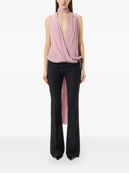 Bluză înfășurată Blumarine plic roz
