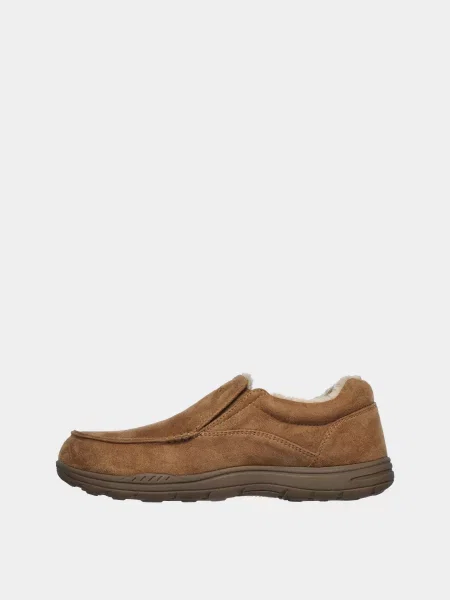 Мокасини Skechers EXPECTED X текстиль коричневий