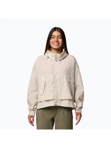 Geacă împotriva vântului pentru femei Columbia Paracutie II Windbreaker dark stone