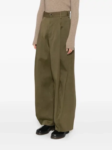 Pantaloni Uma Wang verde