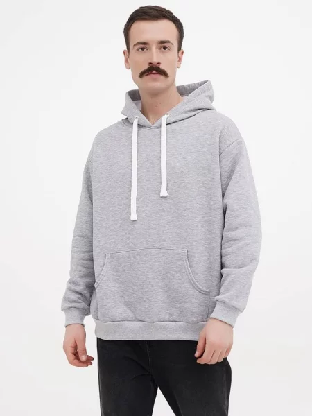 Худі HiBrand світло-сірий сіре
