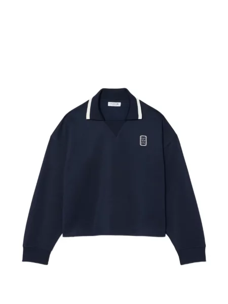 Gulerat tricou polo Lacoste albastru