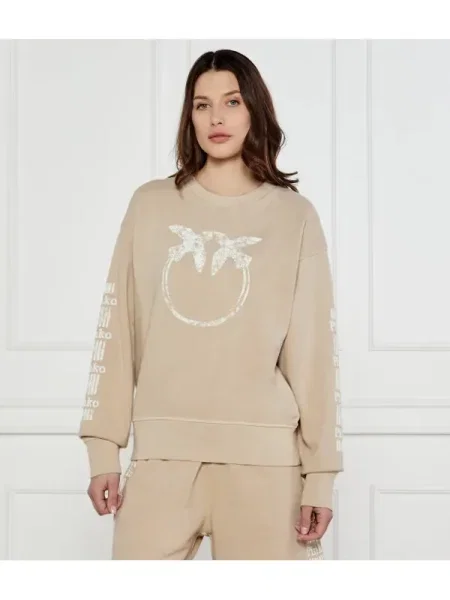 Pinko Hanorac MINDELO | Relaxed fit bej