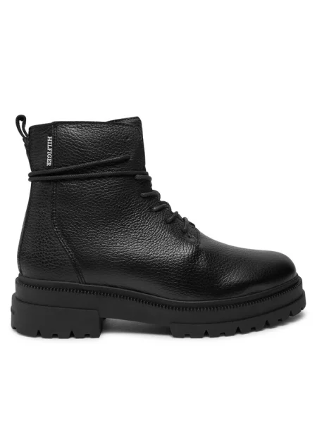 Kozaki Tommy Hilfiger czarne