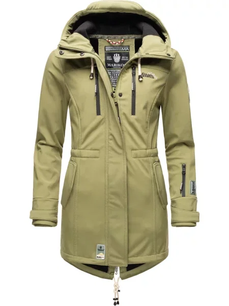MARIKOO Funkcionalen plašč Zimtzicke oliva