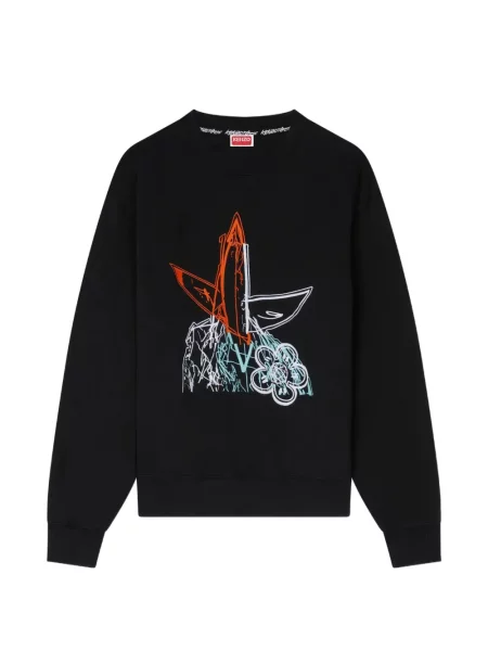 Grafic hanorac Kenzo cu imagine negru