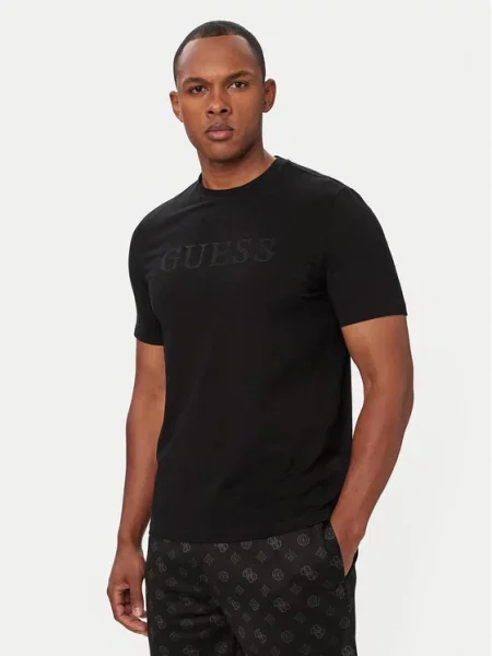 Guess T-shirt Regular Fit crna