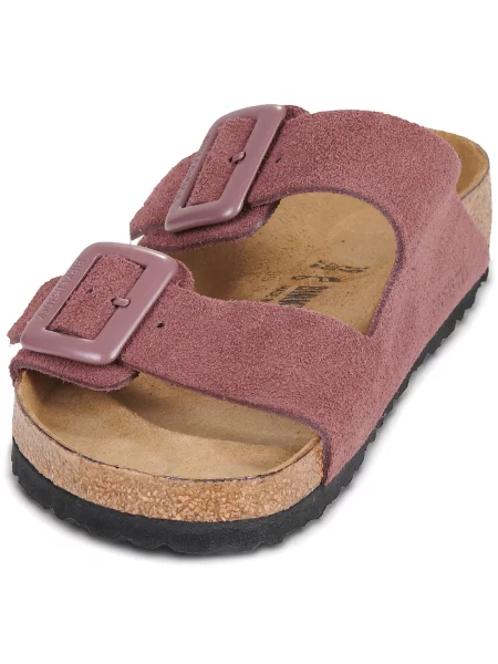 Šľapky Birkenstock s prackou fialová