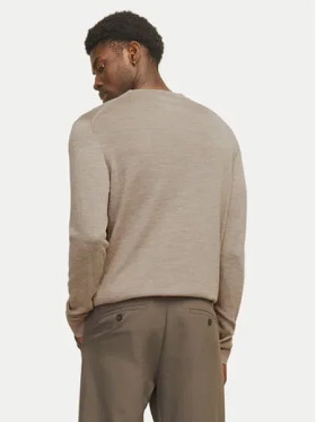 JACK & JONES Pulover JPRMark greige siva
