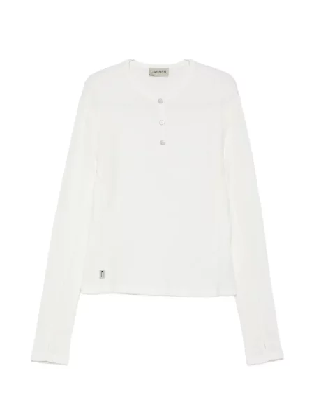 Klasična dugo majica Carrer bijela