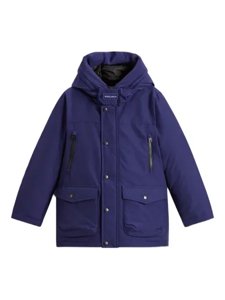 Parka dziecięca Woolrich niebieska