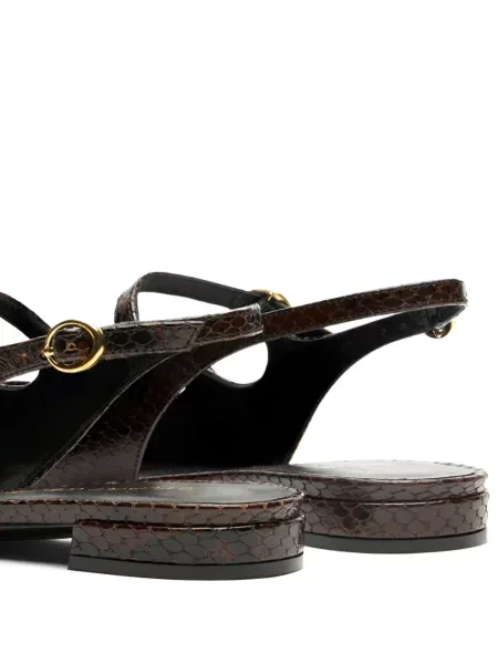Pantofi cu toc Stuart Weitzman fără toc maro