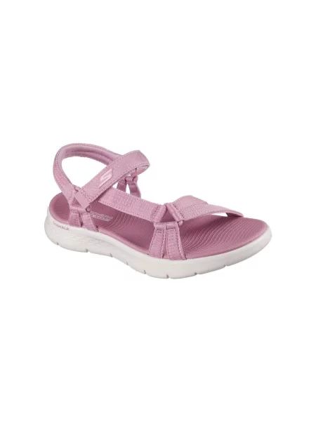 Sandały SKECHERS GO WALK FLEX SANDAL Rose fioletowe