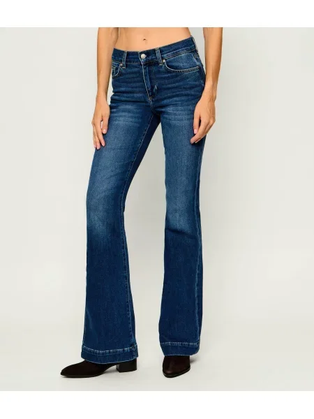 Liu Jo Blugi Authentic Beat | flare fit cu adaos de lână albastru