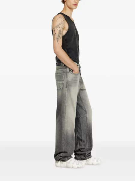 Blugi cu picior larg Diesel gri