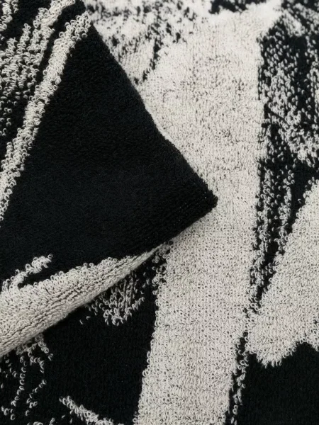Raštuotas chalatas Yohji Yamamoto juoda