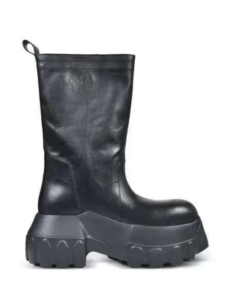 Botine Rick Owens din piele negru