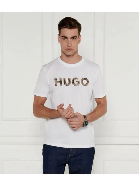 HUGO Tricou alb