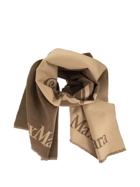 Reversibil fular Max Mara din jacard cu autograf