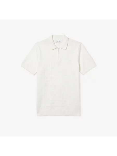Поло Lacoste белое