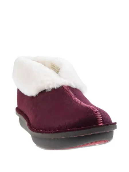 Garnitură de blană papuci de casă Clarks Originals cu blană violet