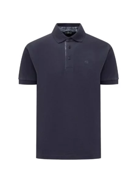 Koszulka polo Etro niebieska